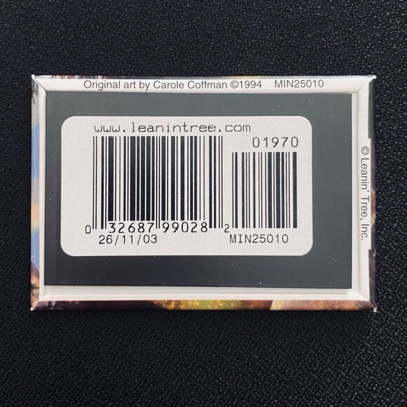 WINDSONG Carole Coffman VTG Greeting Card / Magnet Leanin' Tree Combo Pack - Picture 8 of 9